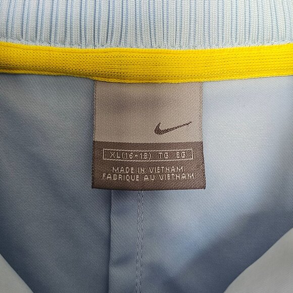 Nike Full-Zip Jacket Size XL Light Blue Chest Swoop Preppy Athletic Athleisure - Picture 3 of 15